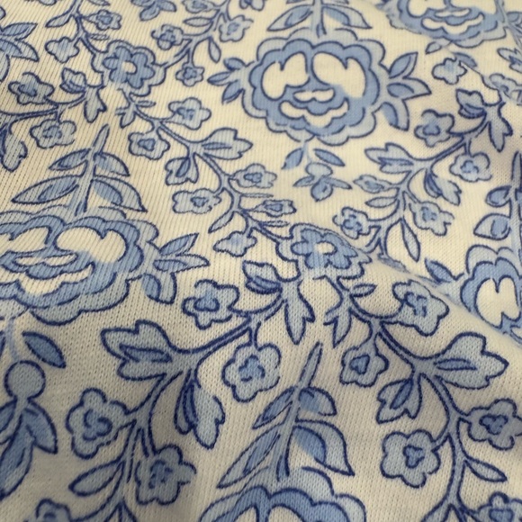 Aria Light Blue Patterned Women's Robe - Picture 9 of 11